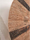 GOOD&MOJO Wandlamp Iguazu - Jute/Zwart - Ø55cm - Binnen