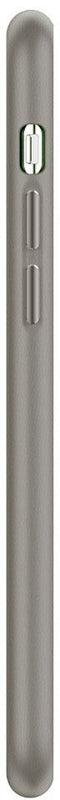 Valenta iPhone 11 - Soft case - Echt leer - Grijs