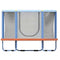 Kindertrampoline met veiligheidsnet Ociotrends 140 X 110 CM