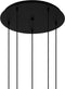 EGLO Perpigo - Hanglamp - GU10 - Ø 55,5 cm - Zwart (1 stuk)