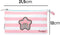Pusheen Rose Collection - Etui 3-compartimenten - 21 x 12 cm Synthetisch Roze