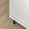SoBuy FSB62-W - Buffetkast - Schuifdeuren wielen - Wit