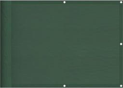 vidaXL - Balkonscherm - 75x1000 - cm - 100% - oxford - polyester - donkergroen