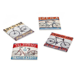 Balvi Vintage cycles 4 onderzetters