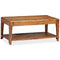 vidaXL - Salontafel - 88x50x38 - cm - massief - hout