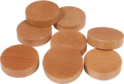 JAKKOLO Sjoelbak schijven - Houten reserve schijven - 30 stuks (30 stuks)