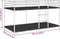 vidaXL - Stapelbed - zonder - matras - 90x190 - cm - staal - zwart