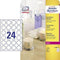 Avery Zweckform L7780-25 - Folie-etiketten Ø 40 mm - 600 stuks permanent hechtend (600 stuks)