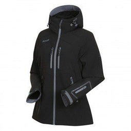 Bergans Stranda Softshell Jas Dames - Verstelbare Capuchon - Zwart M
