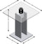 FMD - Eettafel - 70 - cm - wit