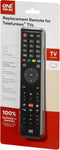 One For All URC 1918 - Afstandsbediening TV - Geschikt voor Telefunken - Drukknoppen