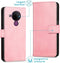 iMoshion Hoesje Geschikt voor Nokia 5.4 Hoesje Met Pasjeshouder - iMoshion Luxe Bookcase - Roze