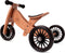 Kinderfeets Tiny Tot Plus - 2-in-1 houten loopfiets & driewieler - verstelbare zithoogte 25-34 cm - Bamboe