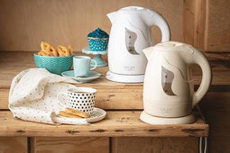 Adler AD 08b - Waterkoker 1L - Automatische uitschakeling 850W - Koffiemelk beige