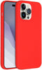 Accezz Liquid Silicone Backcover - MagSafe - Schokabsorberend - Rood (iPhone 14 Pro Max)