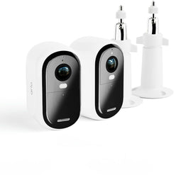 Arlo Essential (2023) - HD Buiten Beveiligingscamera - 4-in-1 met Bewegingdetectie en Tweeweg-Audio (2 stuks)