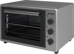 Wiggo WMO-E353 - Vrijstaande Mini Oven - 35 liter - 1800 W - Roestvrijstaal