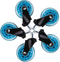 L33T 3″ wielen - Gaming Chairs - Geruisloos glijden en ultieme grip - Blauw (5 stuks)