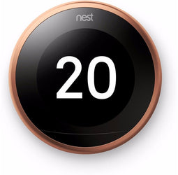 Google Nest Learning Thermostat V3 - Slimme thermostaat - OpenTherm - Koper