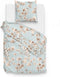 Zohome Dekbedovertrek Moon - Bedlinnen met Bloemen print - 240x220 - Blauw - Dekbedhoes van 100% Katoen