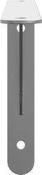 vidaXL - Plankdragers - 4 - st - 30x2,5x15,5 - cm - roestvrijstaal - zilverkleurig