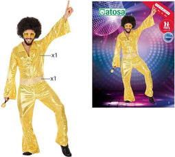 ATOSA - Goudkleurig discopak voor mannen - XS / S (34 tot 36)