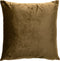 Dutch Decor AVERY - Sierkussen velvet 45x45 cm - Military Olive - groen met goudkleurige print - Inclusief binnenkussen