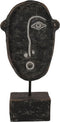 Ornament op voet - ornament op standaard - zwart 48 cm