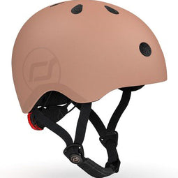 Scoot and Ride - kinderhelm - maat S/M - Mocha - verstelbaar - 51-55 cm