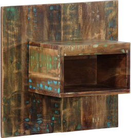 vidaXL - Nachtkastje - 50x27x50 - cm - massief - gerecycled - hout - meerkleurig