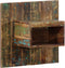 vidaXL - Nachtkastje - 50x27x50 - cm - massief - gerecycled - hout - meerkleurig