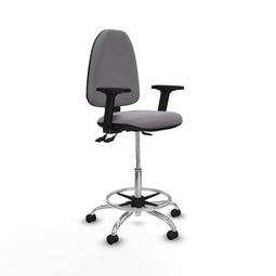 Piqueras y Crespo B2D05RP - Bureaustoel - Hoogteverstelbaar met armleuning - Grijs