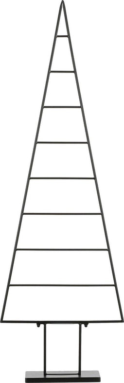 House of Seasons Decoratie Kerstboom - Metaal - L50 x B15 x H152 cm - Zwart
