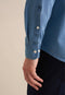 Seidensticker Denim Shirt - Regular Fit - Denim Blue - Maat 44