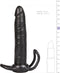 Pipedream Anal Fantasy Buttplug/anaaldildo Double Trouble zwart - 5,9 inch