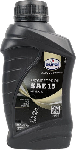 voorvork olie scooter brommer - eurol - vork olie - 500ml - SAE 15 mineral oil