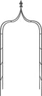 vidaXL-Tuinbogen-2-st-120x38x260-cm-staal-zwart