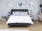 RENNES - Tweepersoonsbed - Grijs - 140 x 200 cm - Polyester