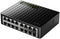 Cudy FS1016D - Schakelaar - 16x Ethernet 100Mbps - Zwart