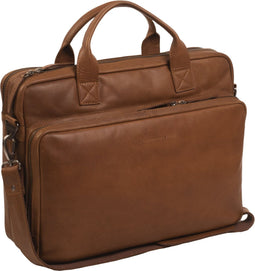 Leren Laptoptas Cognac Jackson