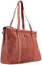 Leren Laptoptas met tabletvak - California - Brandy Cognac