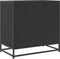 vidaXL - Ladekast - 70x41x70 - cm - bewerkt - hout - zwart
