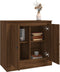 vidaXL - Dressoir - 70x35,5x67,5 - cm - bewerkt - hout - bruin - eikenkleur