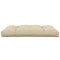 Palletkussen 120x80x12 cm stof beige