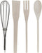 Pot voor Keukengerei DKD Home Decor Rubberwood Keramiek (2 pcs)
