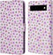 iMoshion Hoesje Geschikt voor Google Pixel 6a Hoesje Met Pasjeshouder - iMoshion Design Bookcase smartphone - Meerkleurig / Purple Flowers