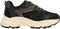 POSH by Poelman AYOKI - Dames sneakers - Chunky zool 4 cm - Zwart met grijs