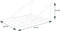 BRASQ Hangend Droogrek - Inklapbaar - 5 meter drooglengte - Wit