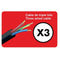 Silver Electronics 9225 - Verlengbare Kabel - Mannelijk/Vrouwelijk - Zwart