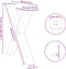 vidaXL - Eettafelpoten - 3 - st - X-vormig - 80x(72-73) - cm - staal - zwart